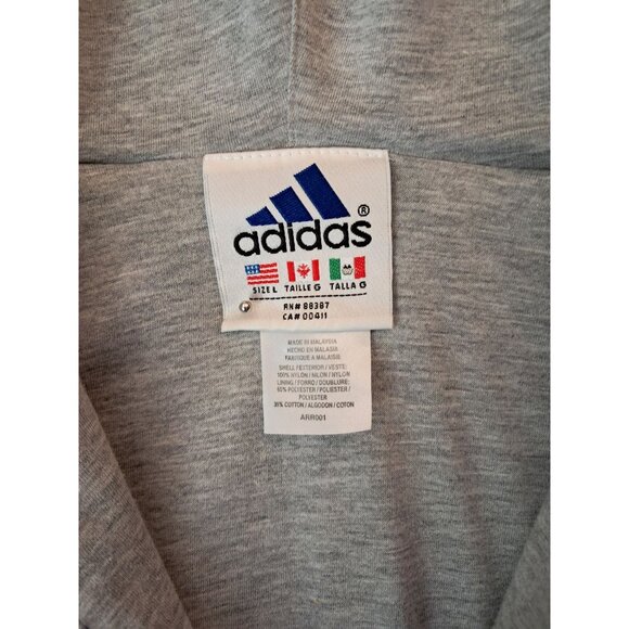 Adidas Men's Athletic Hooded Pullover Windbreaker Rain Jacket - Picture 4 of 12